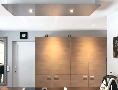 Cuisine blanc mat aux accents design