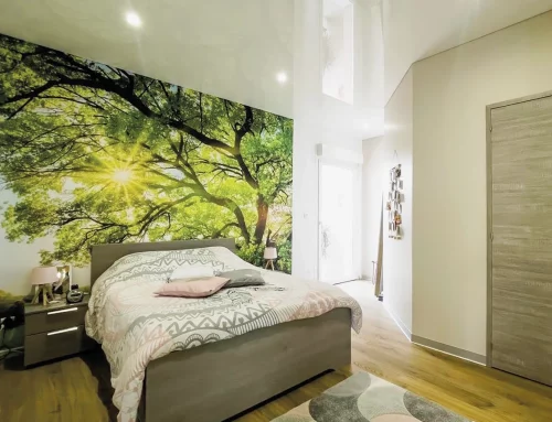 Chambre blanc laqué